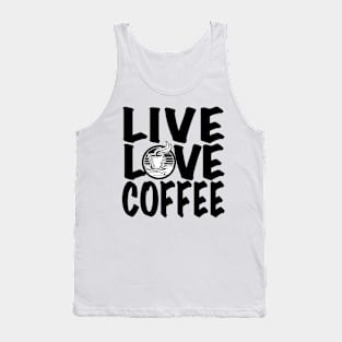 Live Love Coffee Tank Top